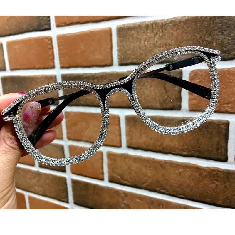 2021 new colorful rhinestone cat eye glasses frame ladies luxury optical glasses transparent lens retro glasses UV400, Custom colors
2021 new colorful rhinestone cat eye glasses frame ladies luxury optical glasses transparent lens retro glasses UV400, Custom colors