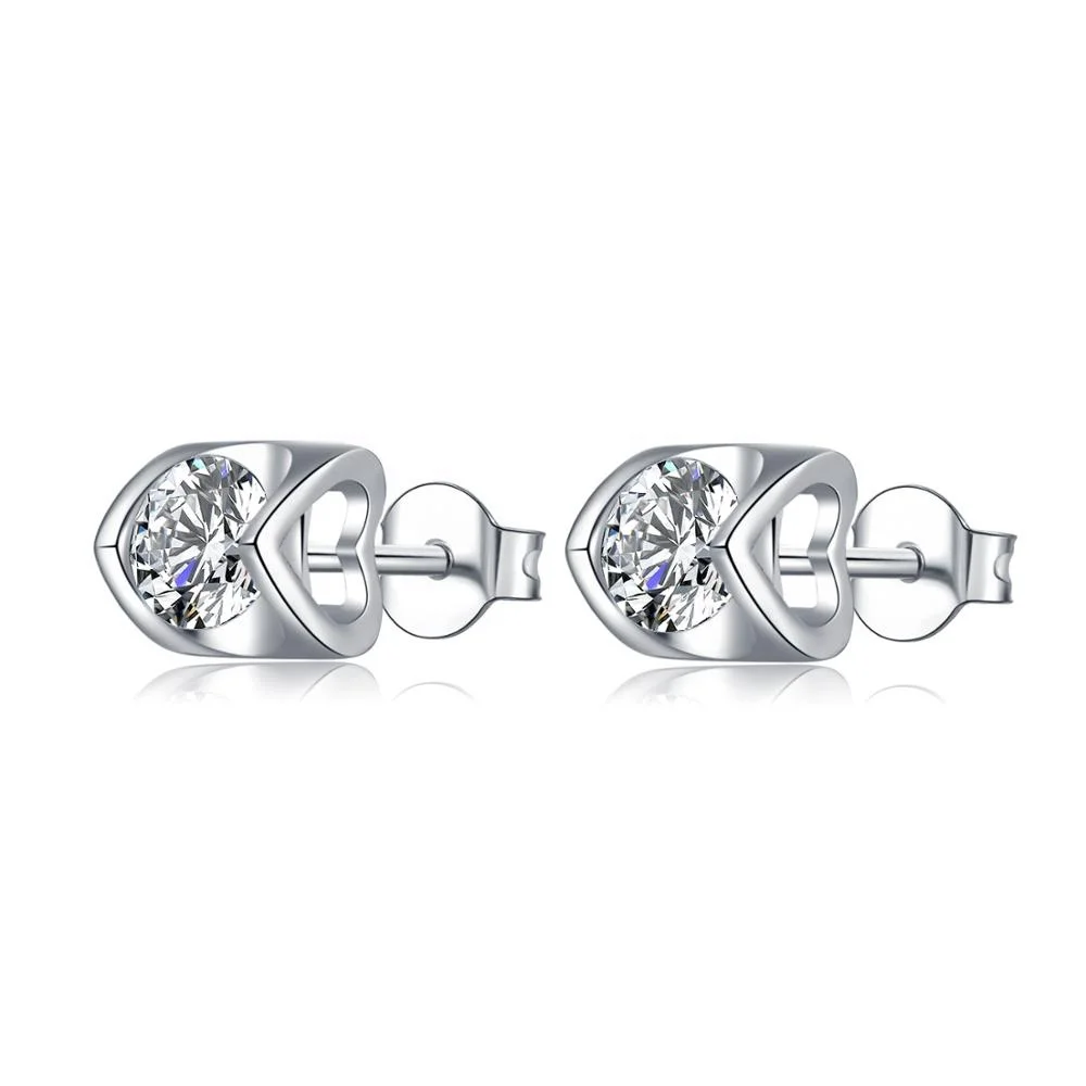 Abiding Mosanite Diamond Earings Sterling Silver Earring Stud 925 Mosanite Jewelry Women Earring, Clear
Abiding Mosanite Diamond Earings Sterling Silver Earring Stud 925 Mosanite Jewelry Women Earring, Clear