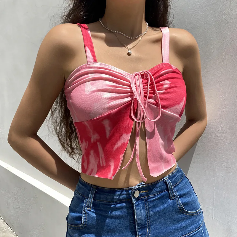 Free Sample HT13297 Drawstring Front Rib-Knit Lounge Top Ladies Night Wear Casual Short T-shirt Rayon Streewear Women Tank Top
Free Sample HT13297 Drawstring Front Rib-Knit Lounge Top Ladies Night Wear Casual Short T-shirt Rayon Streewear Women Tank Top