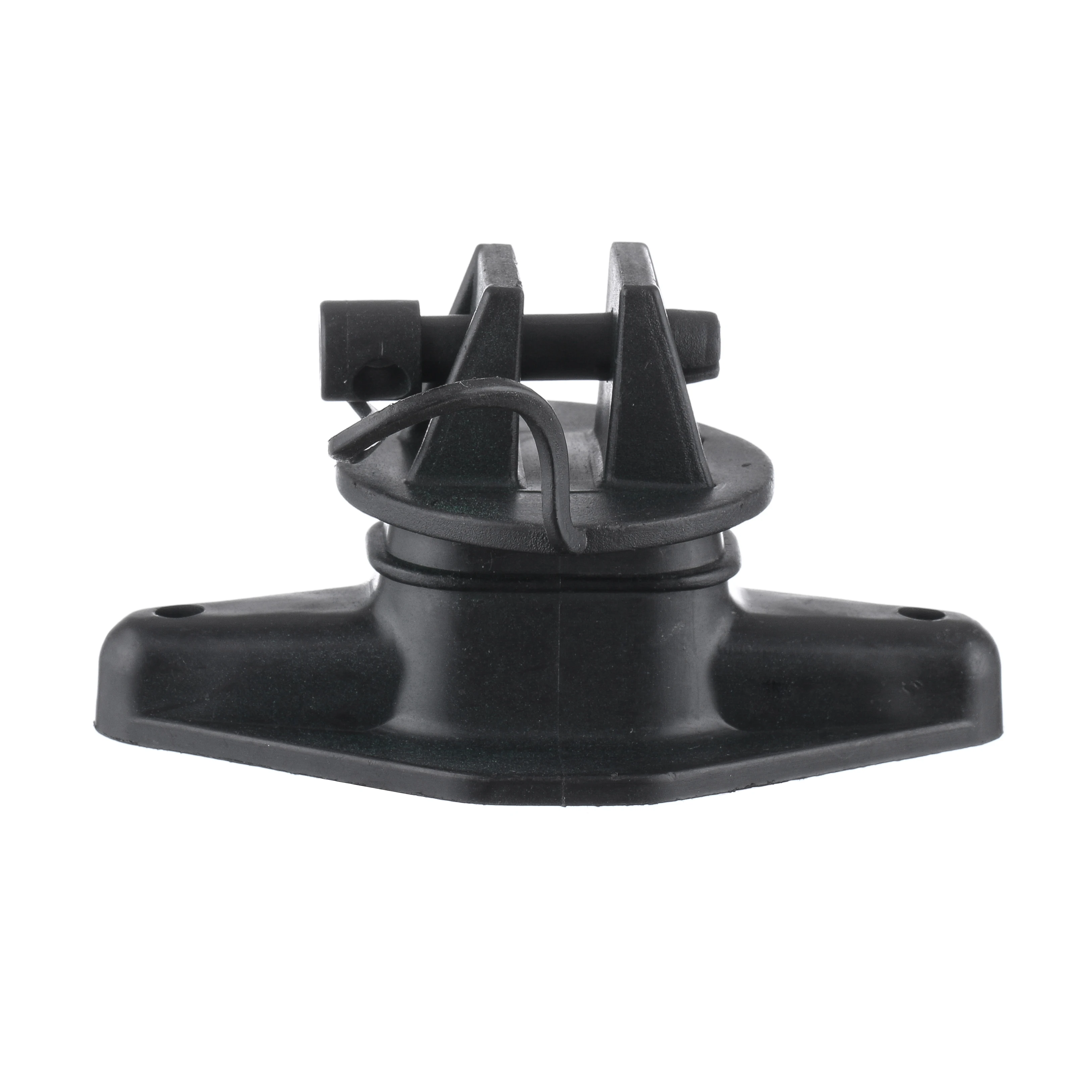 Electric fencing Pin Lock Insulator for farming, Black//yellow