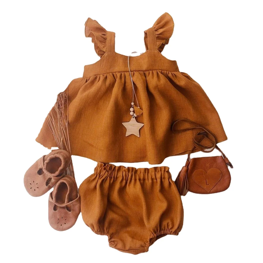 Ins Cotton And Linen Sling Petticoat Girls Shirt Skirt Triangle Shorts 2-piece Vest Shirt Skirt Ruffled Flying Sleeves Baby Girl, Picture
Ins Cotton And Linen Sling Petticoat Girls Shirt Skirt Triangle Shorts 2-piece Vest Shirt Skirt Ruffled Flying Sleeves Baby Girl, Picture