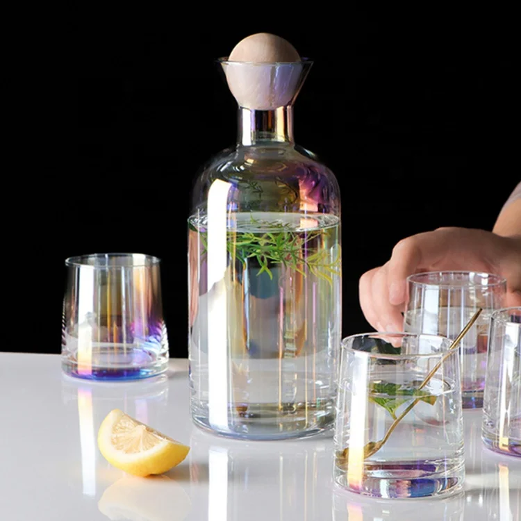 Wholesale Rain-bow Amber Jug And Water Bottle Set Glass Water Jug Set, Luster amber clear smoke support oem odm service
Wholesale Rain-bow Amber Jug And Water Bottle Set Glass Water Jug Set, Luster amber clear smoke support oem odm service