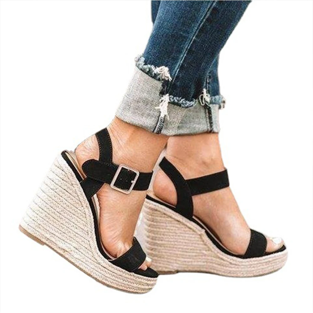 Wholesale fish mouth super high heel solid women buckle platform slide sandals wedges shoes
Wholesale fish mouth super high heel solid women buckle platform slide sandals wedges shoes