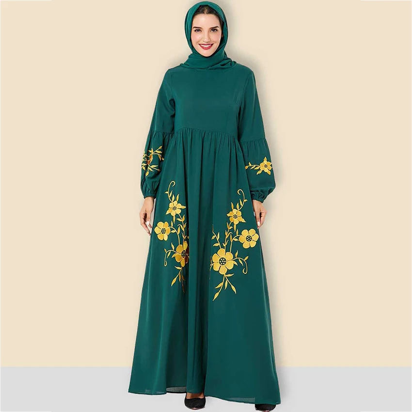 Fashion Plus Size Women's Green Tunic Elegant Lady Tops Islamic Clothing Embroidered Back Zip Arabian Skirt
Fashion Plus Size Women's Green Tunic Elegant Lady Tops Islamic Clothing Embroidered Back Zip Arabian Skirt