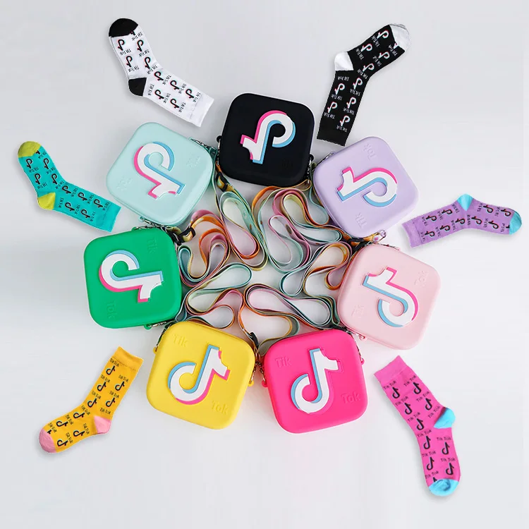 Fashion Kids Silica Gel Bag Mini Coin Purse Baby Tik Tok coin Girls Kids Purses tik tok purse and socks sets
Fashion Kids Silica Gel Bag Mini Coin Purse Baby Tik Tok coin Girls Kids Purses tik tok purse and socks sets