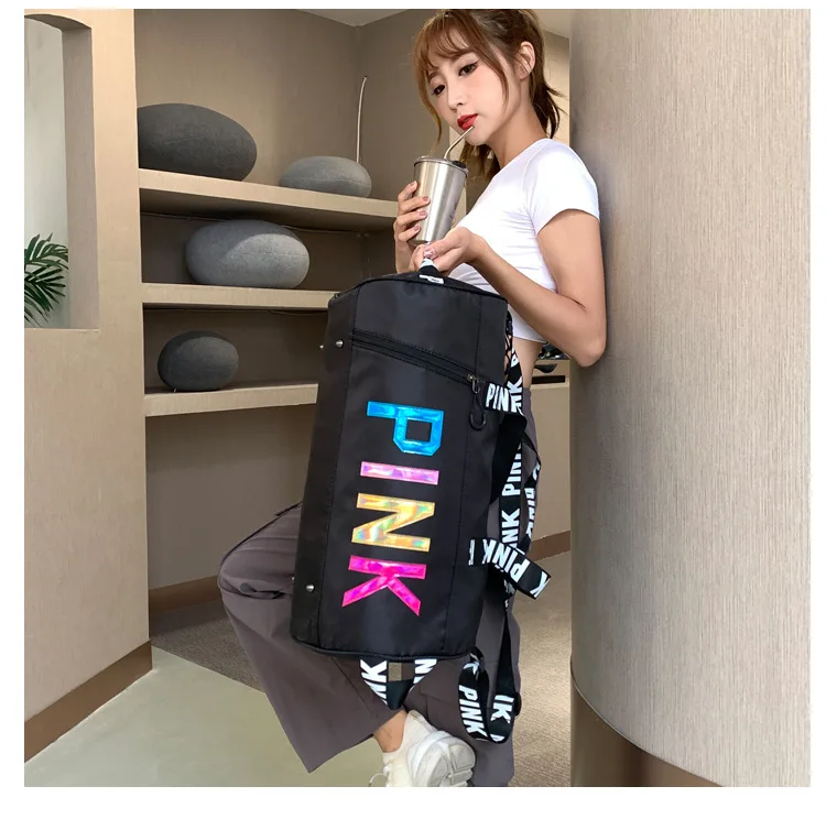 Custom Logo Travel Accessoires Unisex Multifunction Water Resistant OEM Gym Bag Duffle Bag Sport Pink Sports Bag, As show
Custom Logo Travel Accessoires Unisex Multifunction Water Resistant OEM Gym Bag Duffle Bag Sport Pink Sports Bag, As show