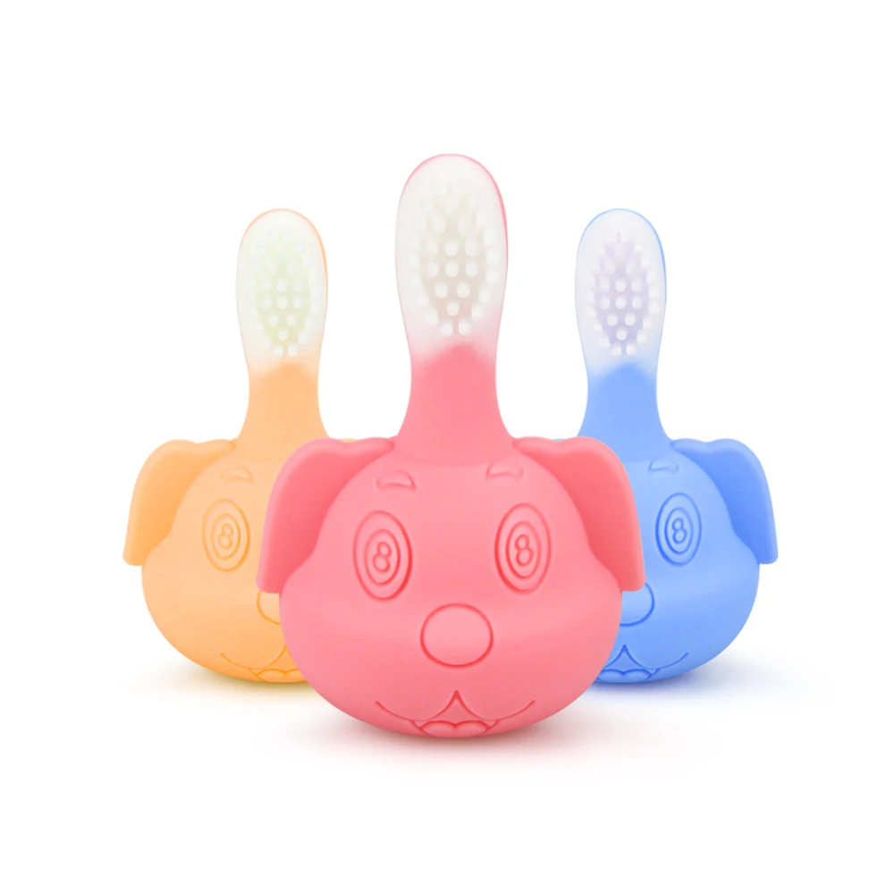 2020 Best Selling Custom Logo Cheap Silicone Cute Baby Soft Training Teeth Brushing Toothbrush For Baby, Pantone color
2020 Best Selling Custom Logo Cheap Silicone Cute Baby Soft Training Teeth Brushing Toothbrush For Baby, Pantone color