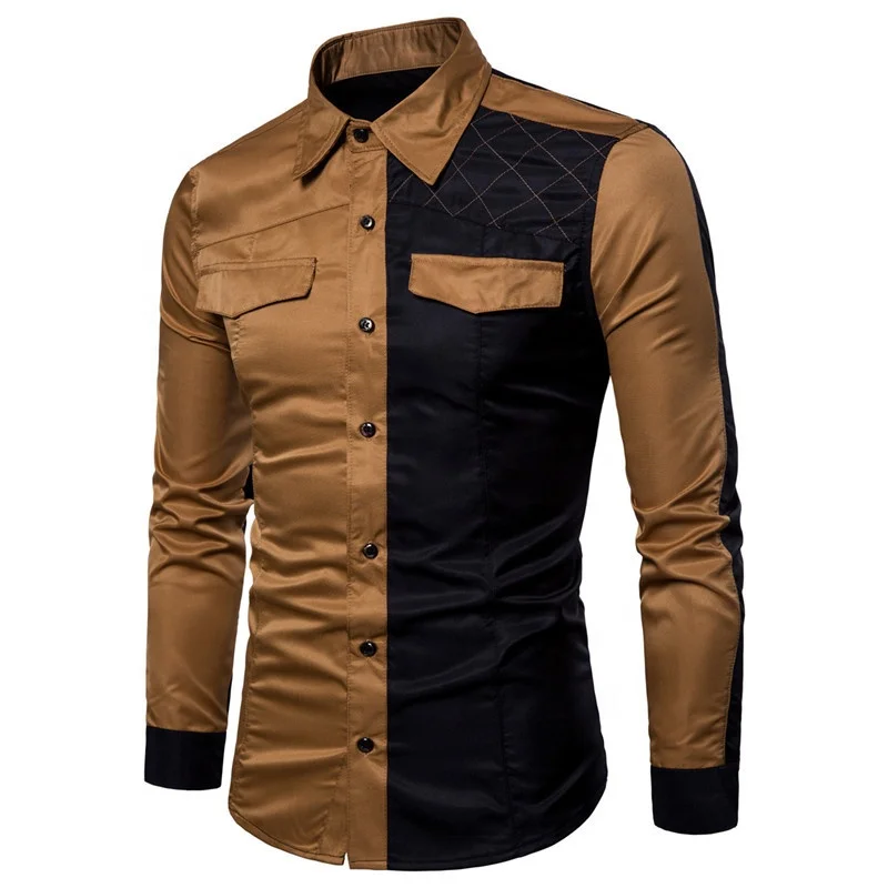 new casual brand factories Wholesale fashion contrast splice Blank spring full sleeve multi colors men dress shirts
new casual brand factories Wholesale fashion contrast splice Blank spring full sleeve multi colors men dress shirts