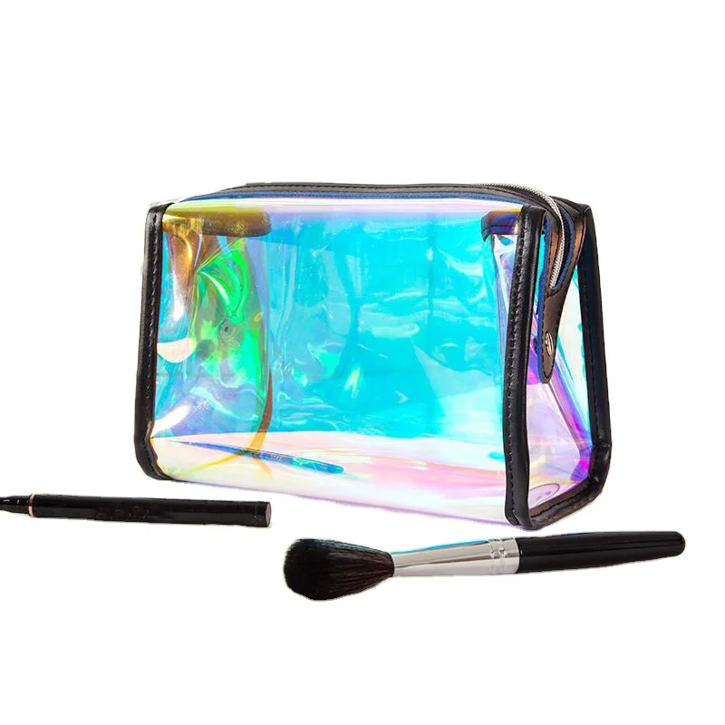 Wholesale Waterproof Laser Holographic Clear PVC Cosmetic Bag Travel Makeup Bag For Ladies, 3 colors
Wholesale Waterproof Laser Holographic Clear PVC Cosmetic Bag Travel Makeup Bag For Ladies, 3 colors