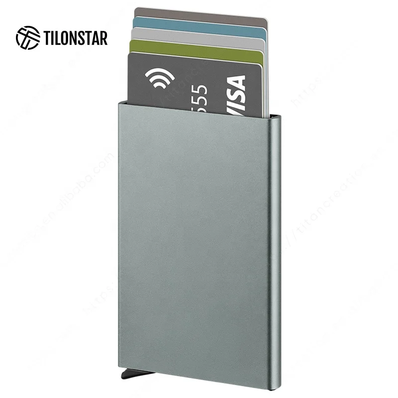 Lightweight Credit Card Holder Case Genuine Card Holders Aluminum Rfid Blocking Wallet
Lightweight Credit Card Holder Case Genuine Card Holders Aluminum Rfid Blocking Wallet