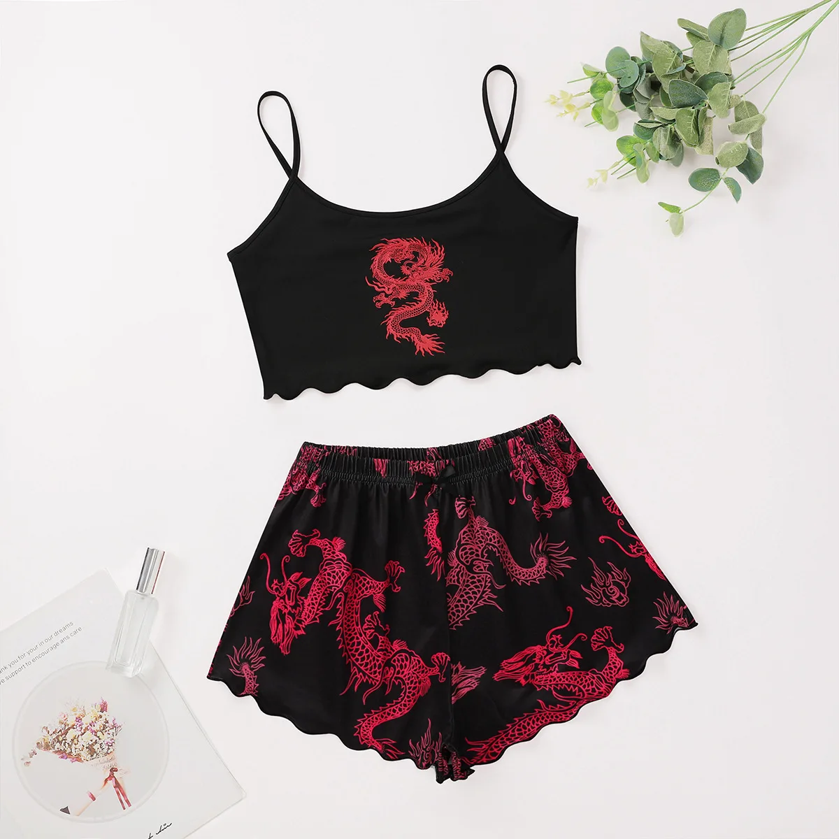 hot coldker Sexy Pajamas With Pants Loose Spaghetti Strap Intimate Lingerie Sleepwear Women Pj Set, Picture
hot coldker Sexy Pajamas With Pants Loose Spaghetti Strap Intimate Lingerie Sleepwear Women Pj Set, Picture