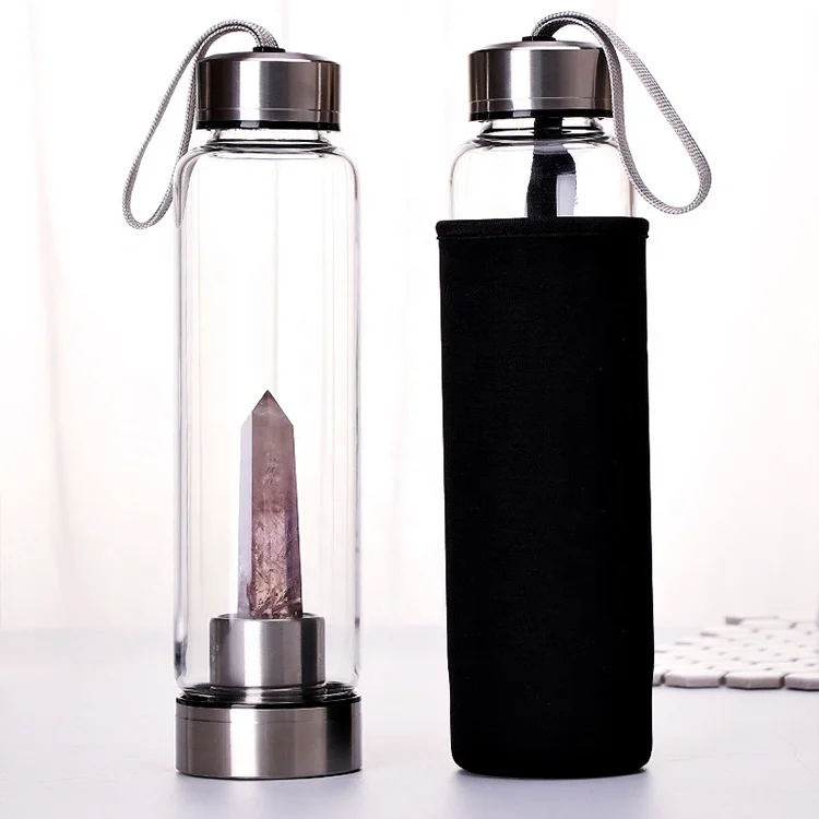 Custom With Logo 500ML Gemstone Crystal Bottle Botella Para Agua Wholesale Double Walled Insulated Tumbler Crystal Water Bottle
Custom With Logo 500ML Gemstone Crystal Bottle Botella Para Agua Wholesale Double Walled Insulated Tumbler Crystal Water Bottle