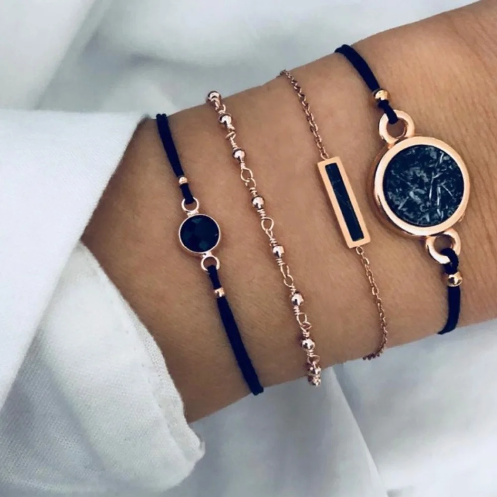 New Wholesale Fashion Handmade Beads Bracelets Jewelry 5 Pcs Stone Crystal Rope Adjustable Charm Bracelet Set For Women, Picture
New Wholesale Fashion Handmade Beads Bracelets Jewelry 5 Pcs Stone Crystal Rope Adjustable Charm Bracelet Set For Women, Picture