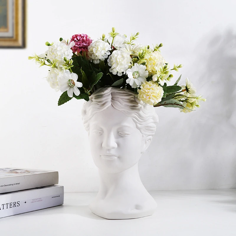 Nordic abstract figurine porcelain flower pot human body statue home decoration accessories ceramic vase
Nordic abstract figurine porcelain flower pot human body statue home decoration accessories ceramic vase
