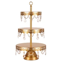 Swing Cup Cake Stand Rods Display Gold Hanging Crystal 3 Layer Three Tier Cake Stand Tier for Wedding Birthday Party Decoration
Swing Cup Cake Stand Rods Display Gold Hanging Crystal 3 Layer Three Tier Cake Stand Tier for Wedding Birthday Party Decoration