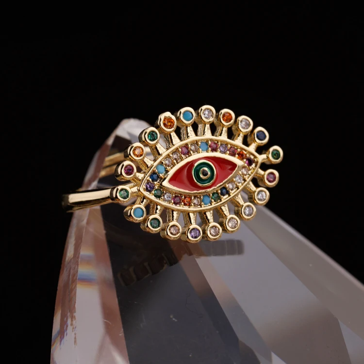 Beautiful Saudi Style CZ Zircone Micro Pave Sun Flower Eye Rings Gold Open Rings Jewelry
Beautiful Saudi Style CZ Zircone Micro Pave Sun Flower Eye Rings Gold Open Rings Jewelry