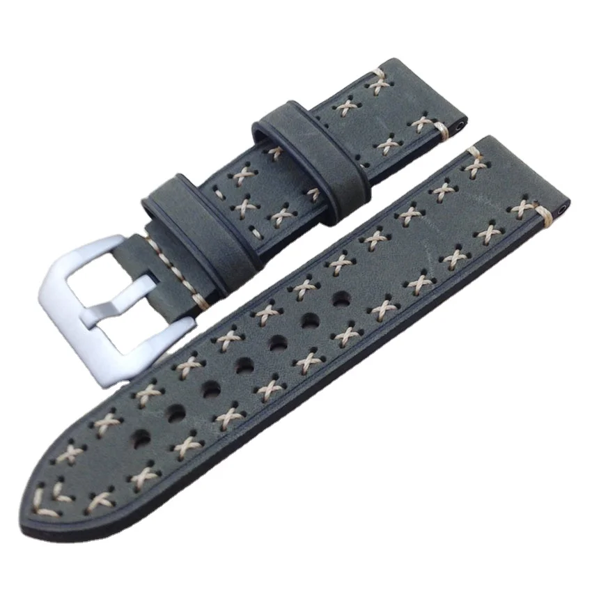 Good Quality Hand-pull Thick Lines Cowhide Watch Strap For Men Watchband, Multi colors
Good Quality Hand-pull Thick Lines Cowhide Watch Strap For Men Watchband, Multi colors