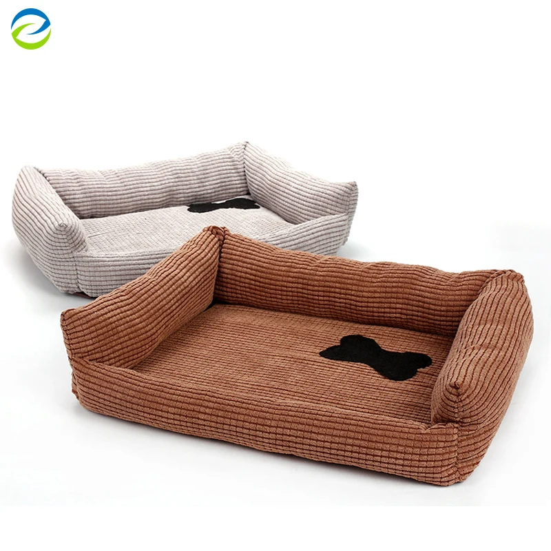 Machine Washable Ultra Soft Pet Sofa Rectangle Pet Bed with Dog bones Printing, Customized color
Machine Washable Ultra Soft Pet Sofa Rectangle Pet Bed with Dog bones Printing, Customized color