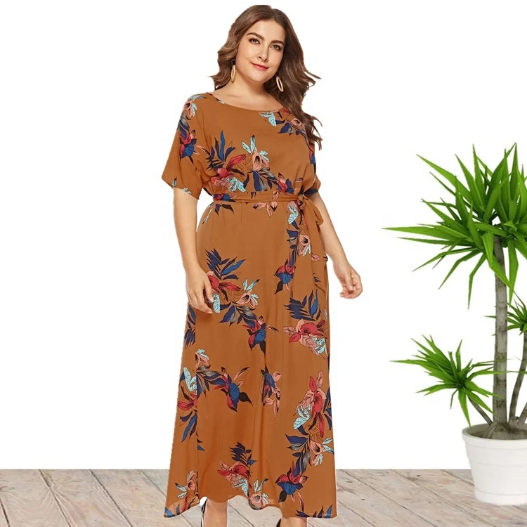 2021 Fashional O Neck Floral Print Loose Retro Plus Size Maxi Long Bohemian Summer Dress For Women
2021 Fashional O Neck Floral Print Loose Retro Plus Size Maxi Long Bohemian Summer Dress For Women
