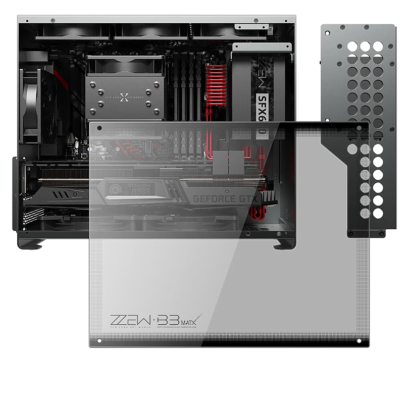 Super Mini MATX Case B3 Aluminum PC case Desktop Chassis DIY PC case with DIY Installation for gaming and home office use, Silver/grey
Super Mini MATX Case B3 Aluminum PC case Desktop Chassis DIY PC case with DIY Installation for gaming and home office use, Silver/grey