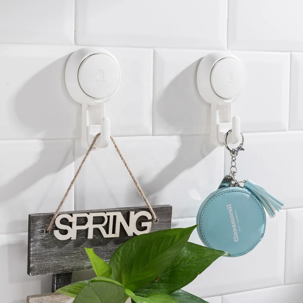 Taili Drill-free Durable Bathrooms Accessories Wall-mount Powerful Vacuum Suction Cup Hooks Rack Hanger Holder For Home 
Taili Drill-free Durable Bathrooms Accessories Wall-mount Powerful Vacuum Suction Cup Hooks Rack Hanger Holder For Home