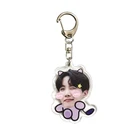 2019 Custom Acrylic Charms Plastic Keychain Custom Holographic Acrylic Charm