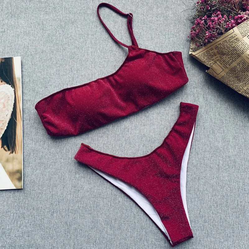 Custom Two Piece Swimwear Women Sexy Female Bikini Sleeveless One Shoulder OEM Custom Printed Swimsuit, As picture
Custom Two Piece Swimwear Women Sexy Female Bikini Sleeveless One Shoulder OEM Custom Printed Swimsuit, As picture