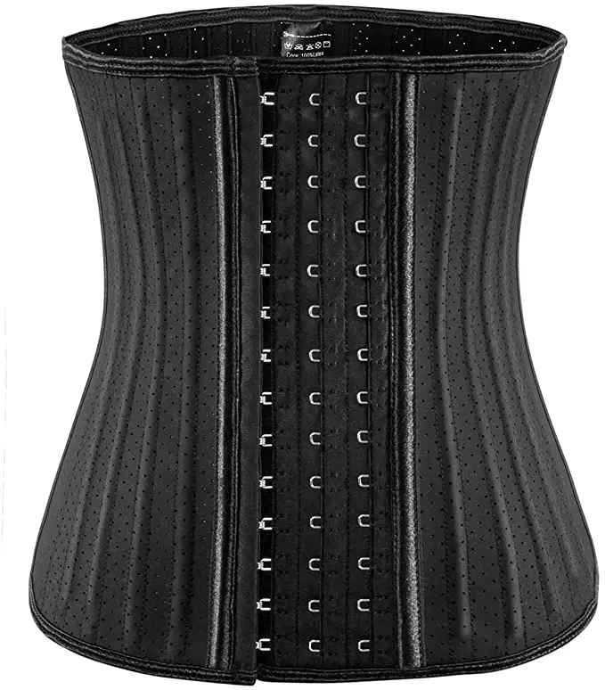 High Quality Breathable Comfortable 25 Steel Bone 3 Hooks Waist Trainer Belt Latex coldker
High Quality Breathable Comfortable 25 Steel Bone 3 Hooks Waist Trainer Belt Latex coldker