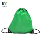 promotional fashion reusable eco-friendly drawstring polyester shoe bag for gym