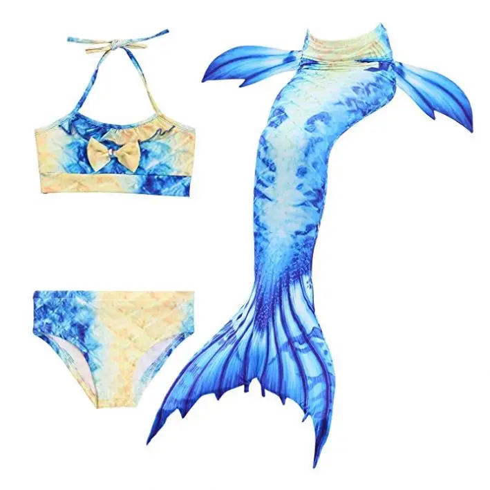 Naughty Wizard 3 Piece Girls Swimsuit Mermaid Tails for Swimming Princess Bikini Bathing Suit Set, Picture or oem
Naughty Wizard 3 Piece Girls Swimsuit Mermaid Tails for Swimming Princess Bikini Bathing Suit Set, Picture or oem