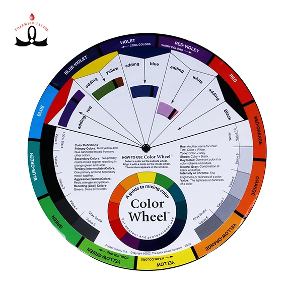 Hot Sale Wholesale Price Permanent Makeup Color Mixture Helper Color Wheel For Professional Eyebrows Tattoo Accessories, Colorful
Hot Sale Wholesale Price Permanent Makeup Color Mixture Helper Color Wheel For Professional Eyebrows Tattoo Accessories, Colorful