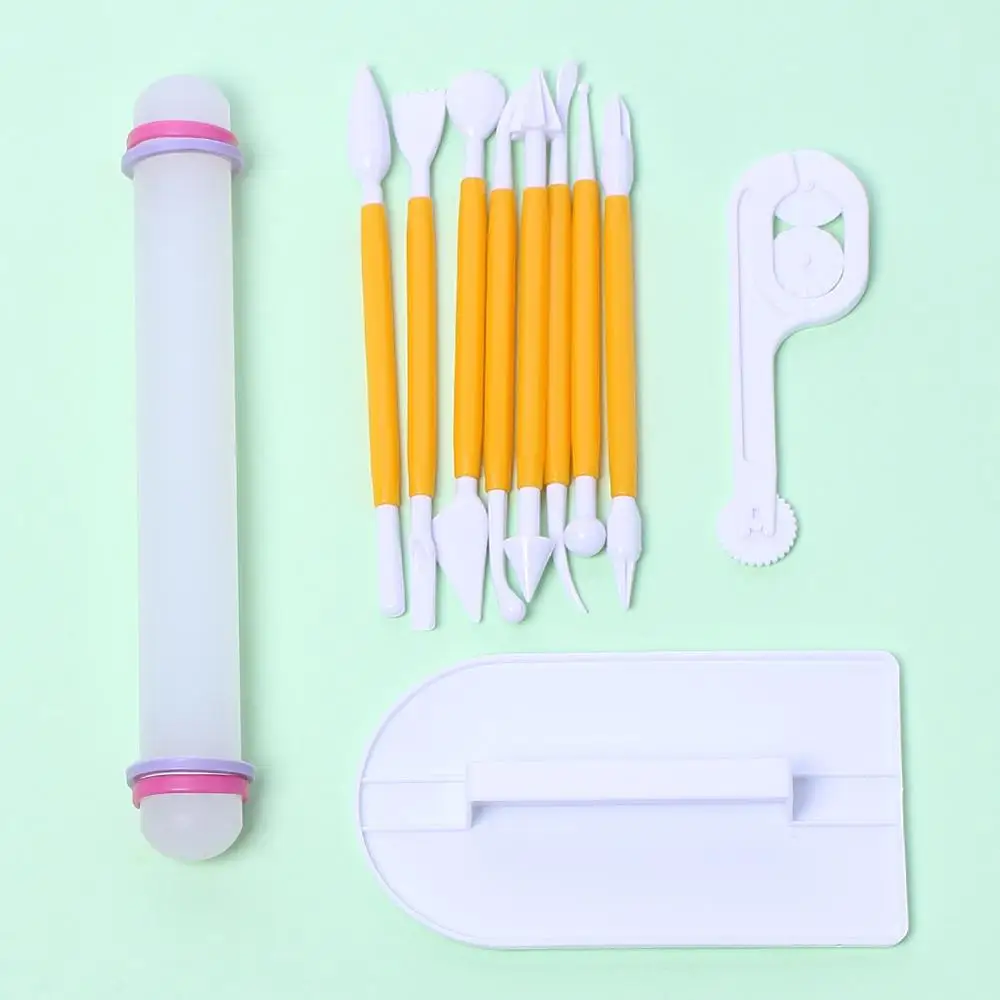 Fondant Cake Decorating Hand Tool 11 Pcs 4 Sets Sugarcraft Gumpaste Icing Smoother Rolling Pin Trimmer Cutter Embosser Flower
Fondant Cake Decorating Hand Tool 11 Pcs 4 Sets Sugarcraft Gumpaste Icing Smoother Rolling Pin Trimmer Cutter Embosser Flower