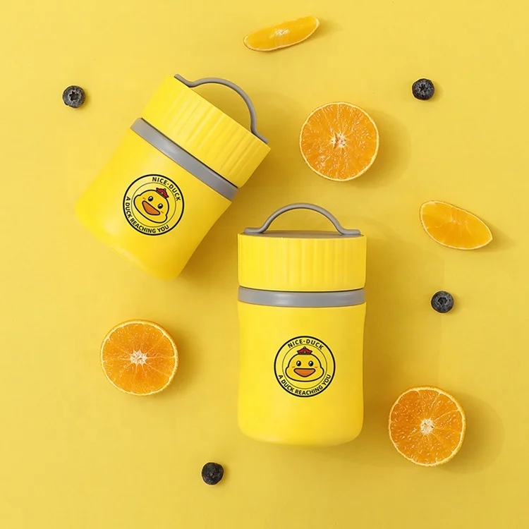 New Cute Duck Design Yellow Color 480ml 580ml Stainless Steel 304 Portable Food Container Breakfast Cup Tumbler
New Cute Duck Design Yellow Color 480ml 580ml Stainless Steel 304 Portable Food Container Breakfast Cup Tumbler