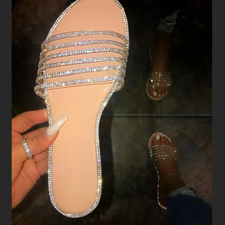 INS slides for women hot latest design shoes bling diamond jelly slippers lady flat soft beach sandals, Black,apricot,colors
INS slides for women hot latest design shoes bling diamond jelly slippers lady flat soft beach sandals, Black,apricot,colors