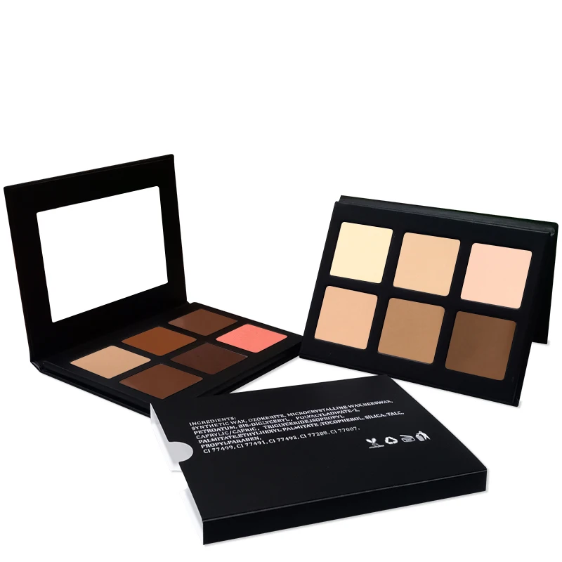 Professional Private Label 6 Colors Cosmetic Contour Face Cream Makeup Concealer Palette
Professional Private Label 6 Colors Cosmetic Contour Face Cream Makeup Concealer Palette
