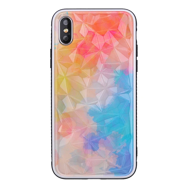 For iPhone x pc tpu with tempered glass mobile phone case diamond grain handphone case
For iPhone x pc tpu with tempered glass mobile phone case diamond grain handphone case