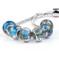 Blue Powder Glass Beads Round DIY Big Hole European Beads For Charms Bracelet jewelry making
Blue Powder Glass Beads Round DIY Big Hole European Beads For Charms Bracelet jewelry making