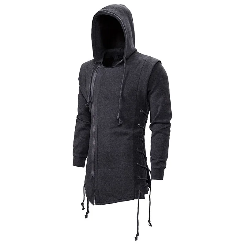 Autumn New Men Hoodies Sweatshirts Casual Solid Long Sleeve Hoodie Men Slim Fit Assassin Dark Hooded Loose Jacket Coats
Autumn New Men Hoodies Sweatshirts Casual Solid Long Sleeve Hoodie Men Slim Fit Assassin Dark Hooded Loose Jacket Coats