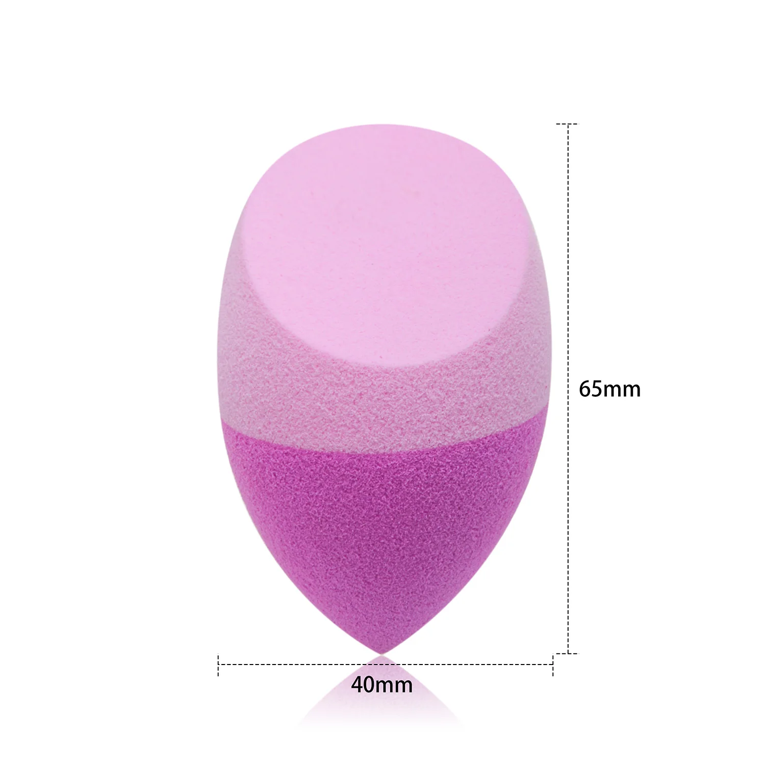 Dual color olive shape with slant makeup egg SBR cosmetics beauty sponge, Dual color combined
Dual color olive shape with slant makeup egg SBR cosmetics beauty sponge, Dual color combined