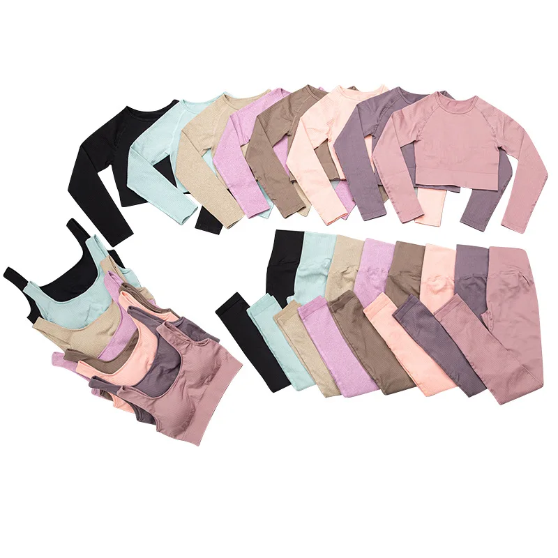 2022 New Design Any Collocation Yoga Set Fitness Women Sports Bra Long Short Sleeve Seamless Leggings And Top Short Yoga Sets, Customized colors
2022 New Design Any Collocation Yoga Set Fitness Women Sports Bra Long Short Sleeve Seamless Leggings And Top Short Yoga Sets, Customized colors