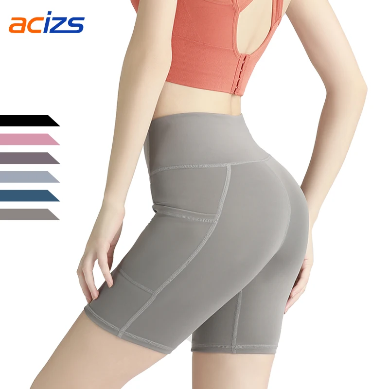 Wholesale Custom Women Compression Five Point Yoga Pant High Waist Solid Gym Fitness Sweat Yoga Shorts with Pockets for Women 
Wholesale Custom Women Compression Five Point Yoga Pant High Waist Solid Gym Fitness Sweat Yoga Shorts with Pockets for Women