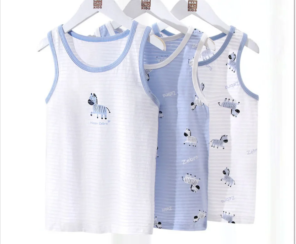 Wholesale Inner Wear Pattern Knit Boy Vest 3 Pack Tank Top Summer Waistcoat 3 colorway Sleeveless Vest Clothing
Wholesale Inner Wear Pattern Knit Boy Vest 3 Pack Tank Top Summer Waistcoat 3 colorway Sleeveless Vest Clothing