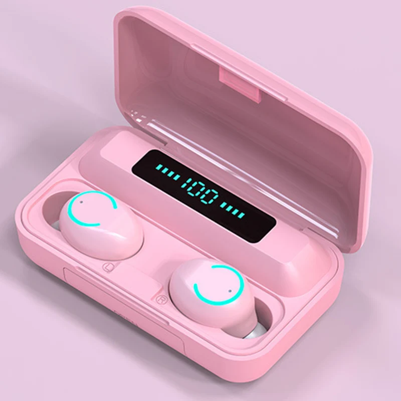 2021 Newest F9-9 TWS 5.0 Earphones Stereo Wireless headphones Waterproof headset With LED Display Charging Box mini earbuds
2021 Newest F9-9 TWS 5.0 Earphones Stereo Wireless headphones Waterproof headset With LED Display Charging Box mini earbuds