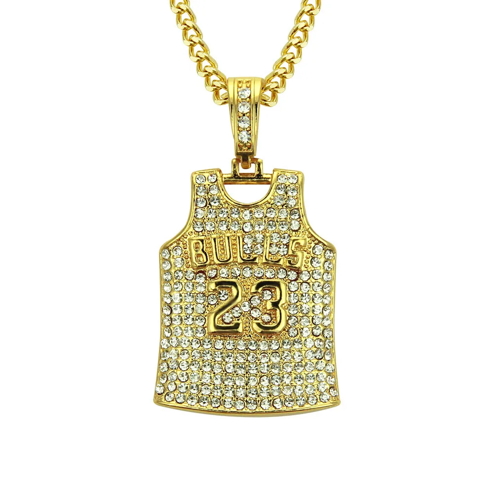 Hot Selling Hip Hop Jewelry No. 23 James Jersey Diamond Pendant Necklace Pendant Accessories For Men, Gold/silver
Hot Selling Hip Hop Jewelry No. 23 James Jersey Diamond Pendant Necklace Pendant Accessories For Men, Gold/silver
