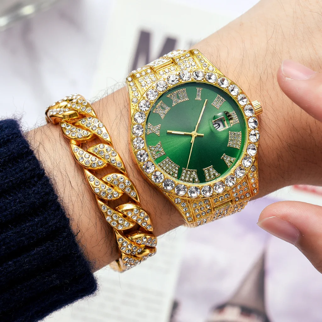 2021 wholesale custom fashion luxury iced out ladies wristwatches Gold BIG dial Diamond wrist quartz Watch for men
2021 wholesale custom fashion luxury iced out ladies wristwatches Gold BIG dial Diamond wrist quartz Watch for men