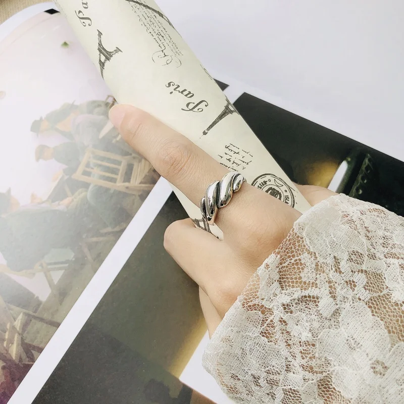925 Sterling Silver Ring For Women Open Cuff Style Fashion Ring Romantic Wedding Engagement Fashion Jewelry Party Accessories
925 Sterling Silver Ring For Women Open Cuff Style Fashion Ring Romantic Wedding Engagement Fashion Jewelry Party Accessories