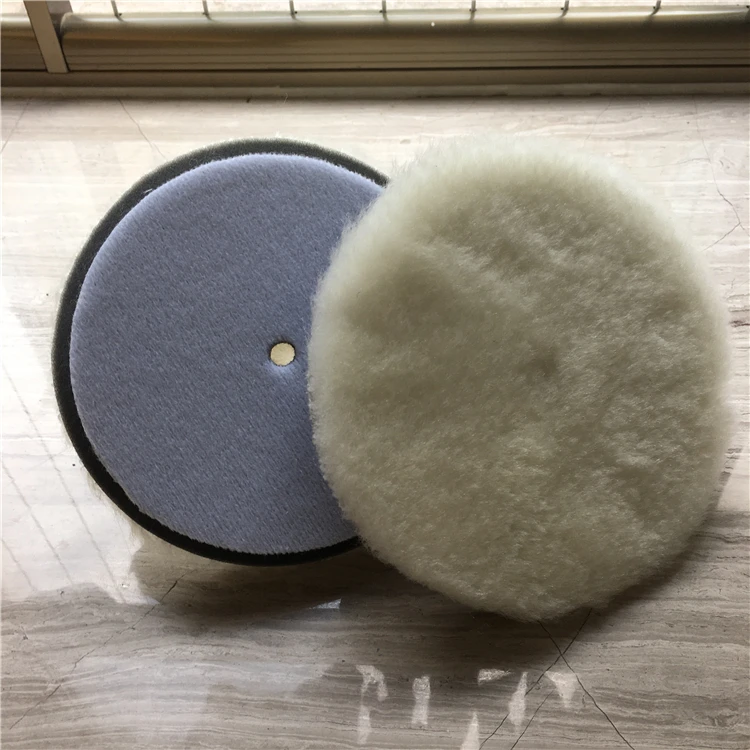 6" Factory Direct High Quality car detailing wool pad, White, beige, yellow or black
6" Factory Direct High Quality car detailing wool pad, White, beige, yellow or black