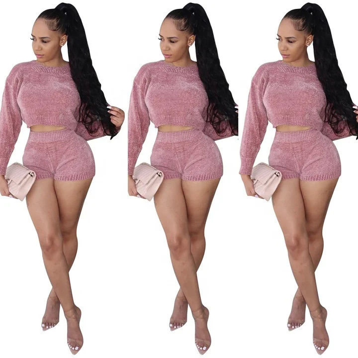 B63297A Cross-border Europe and the United States fashion latest style long sleeve knit sweater two-piece set, Pink
B63297A Cross-border Europe and the United States fashion latest style long sleeve knit sweater two-piece set, Pink