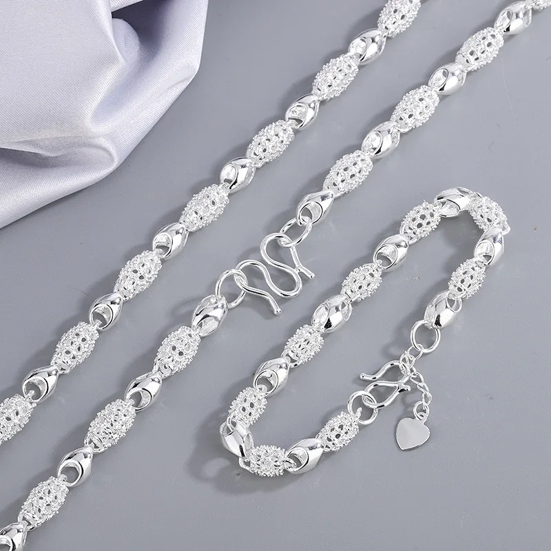 JUHU Linglong Round Ball Hollow Ball Necklace Bracelet Outfits Fashion Jewelry Jewelry Silver-plated Forest Lantern Necklace
JUHU Linglong Round Ball Hollow Ball Necklace Bracelet Outfits Fashion Jewelry Jewelry Silver-plated Forest Lantern Necklace