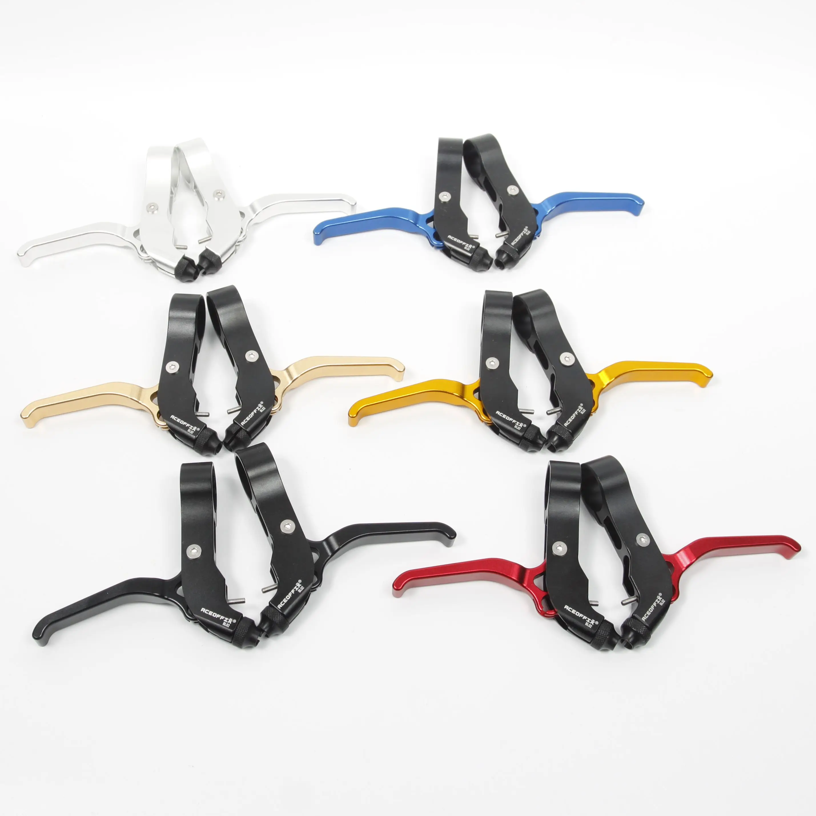 Aceoffix cnc aluminum alloy brake lever for brompton bicycle mountain road bike, Black/silver/gold/red/blue/champagne
Aceoffix cnc aluminum alloy brake lever for brompton bicycle mountain road bike, Black/silver/gold/red/blue/champagne